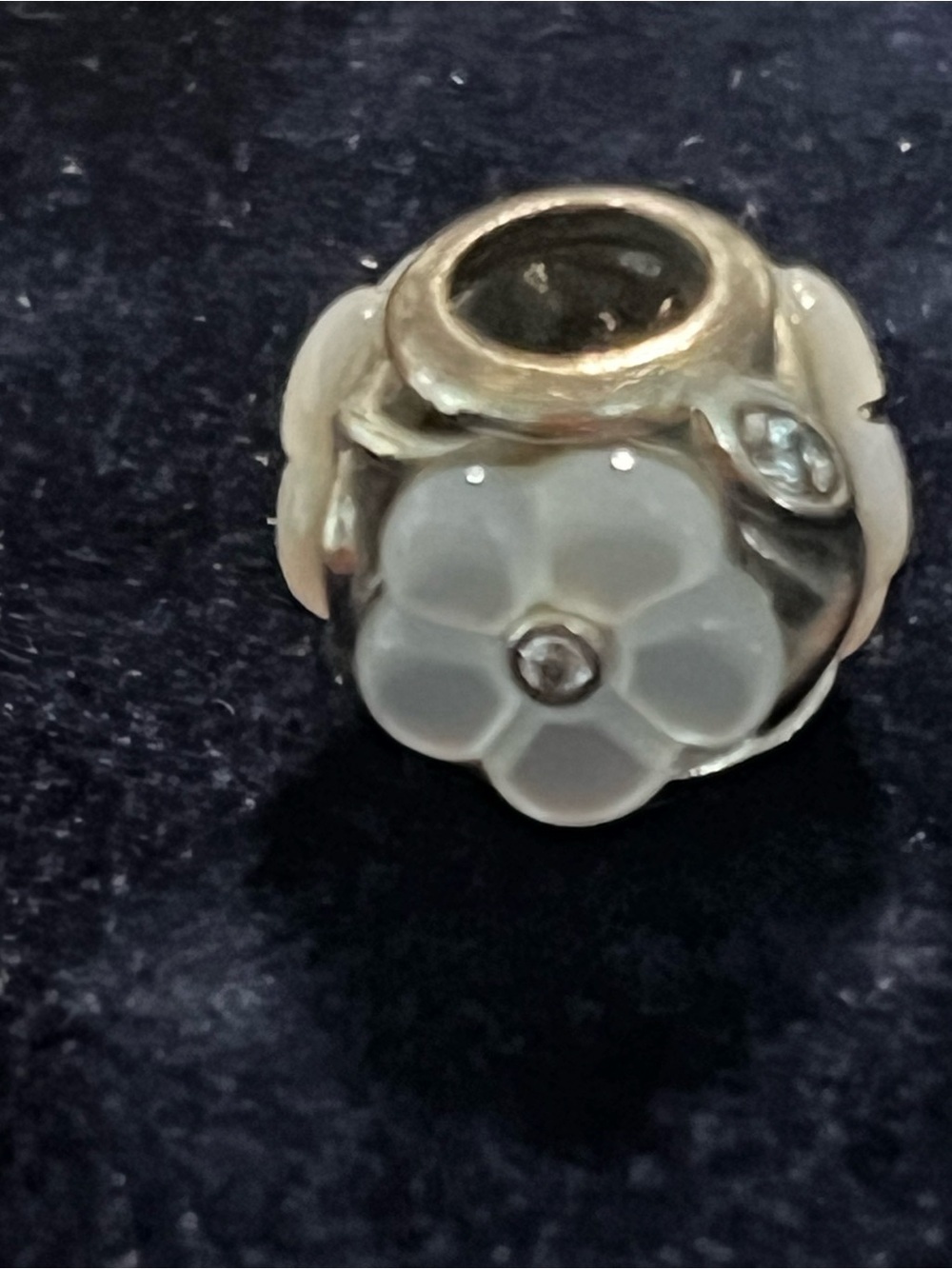 AUTHENTIC PANDORA Luminous Florals Charm MOP Silver 791894MOP - Retired/Rare - Picture 3 of 10